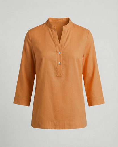 Damen Bluse Stehkragen Modern Eleganz