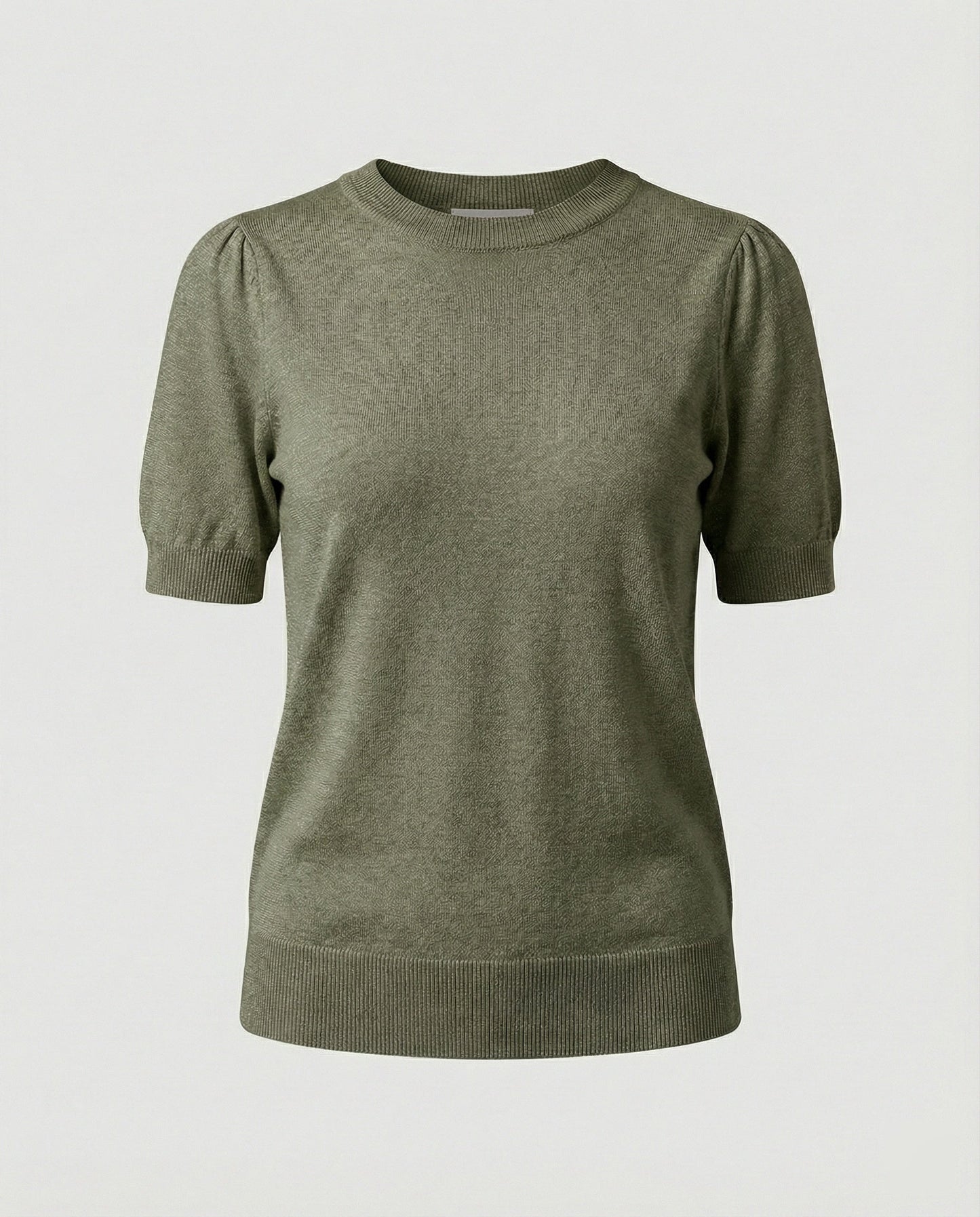 Damen Kurzarm-Pullover Baumwolle Modern
