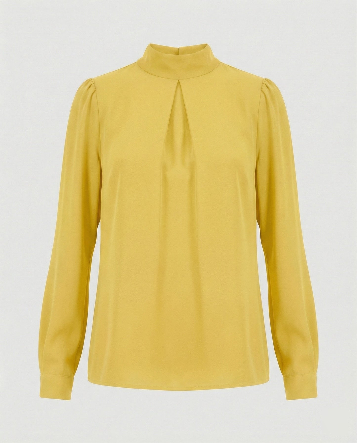 Damen Elegante Stehkragenbluse aus Spitze e Spitze