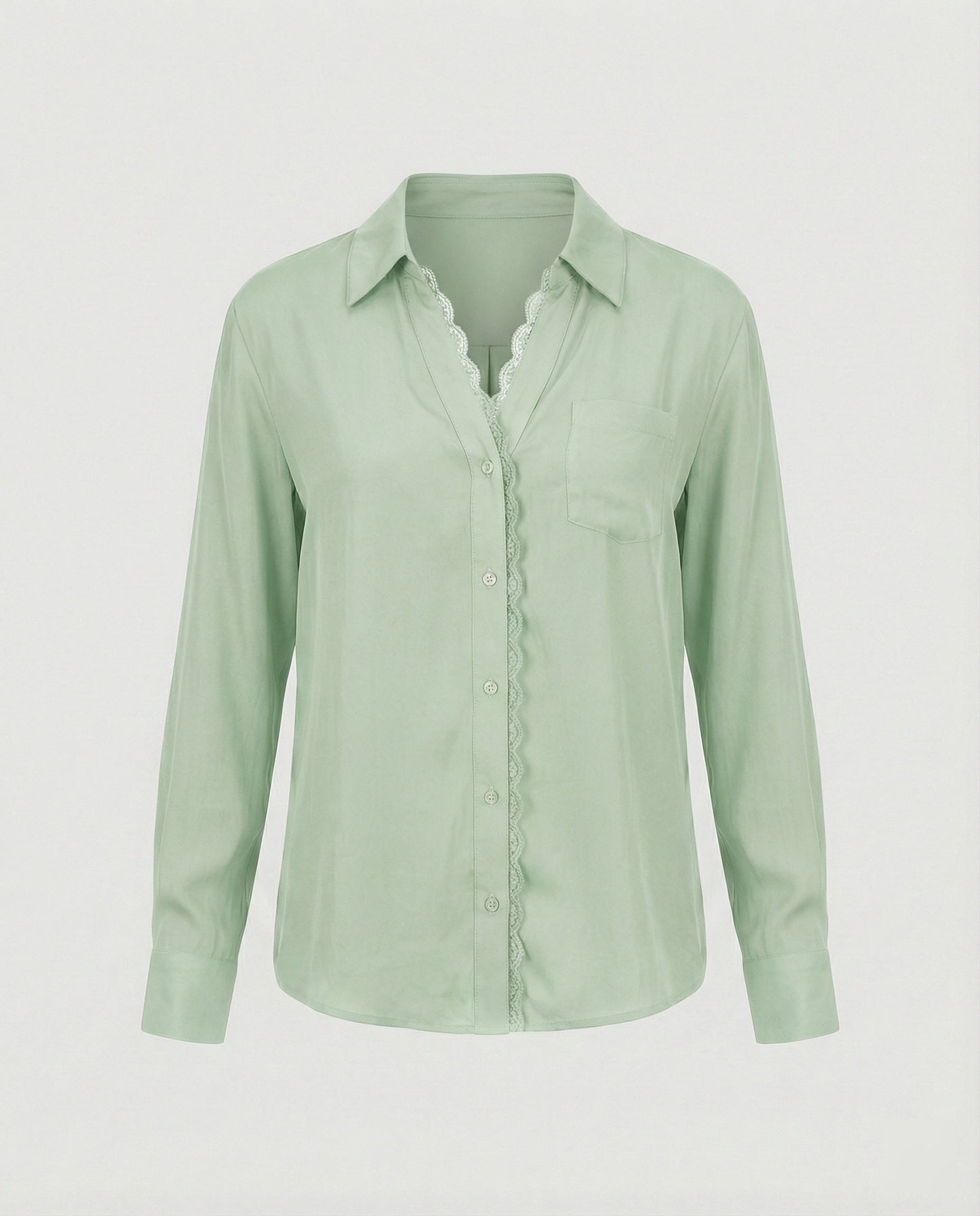 Damen Spitzenbluse Elegant