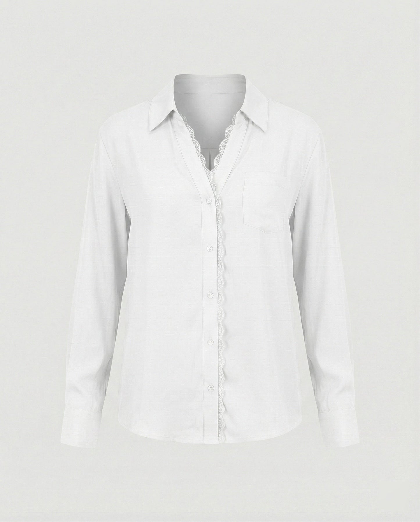 Damen Spitzenbluse Elegant