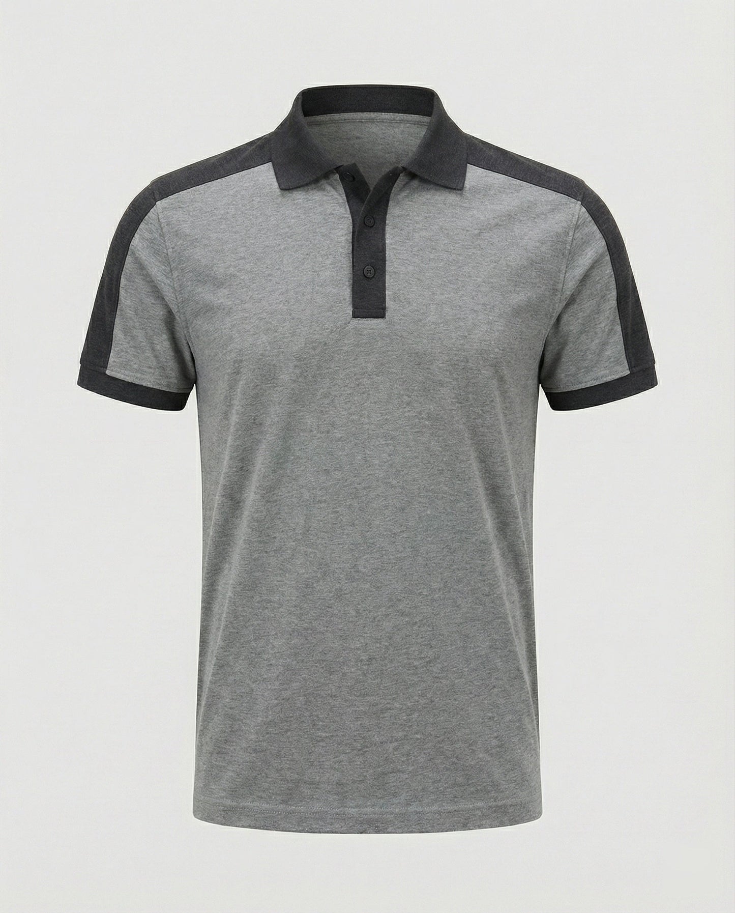 Herren Poloshirt Slimfit Kontrastkragen Modern