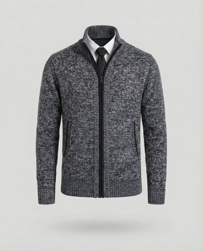 Herren Steppjacke Elegante Reißverschluss