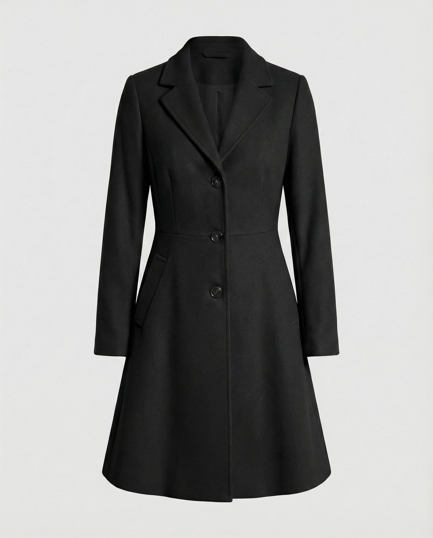 Damen Blazer Lang Tailliert Elegant
