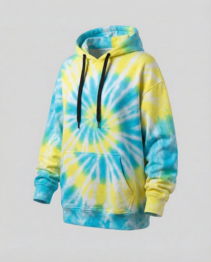 Damen Hoodie Farbenfroh Batik Design