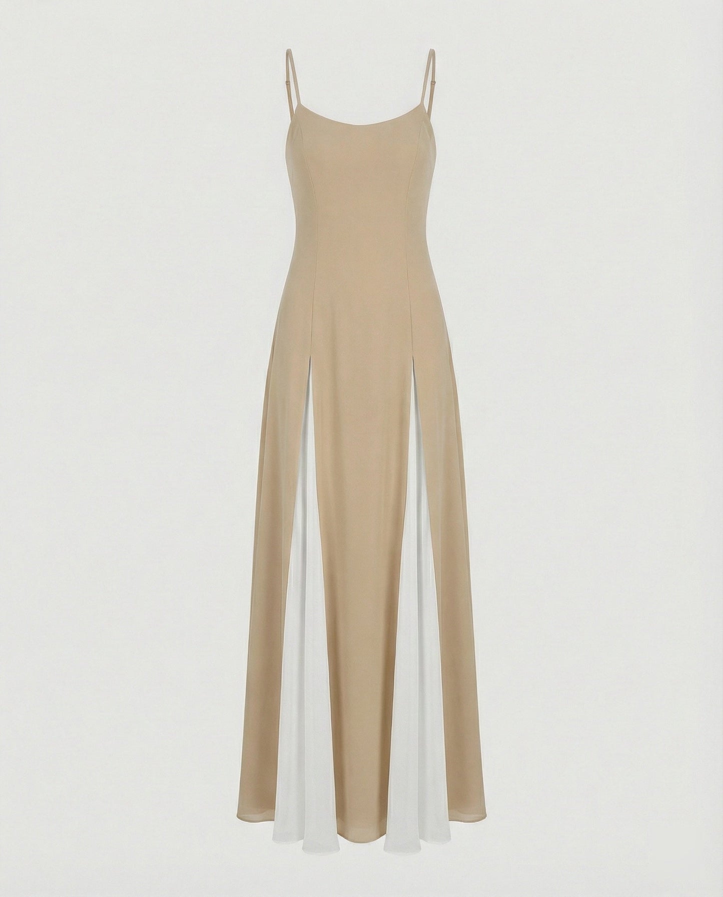 Damen Maxikleid Lang mit Schlitz Elegant