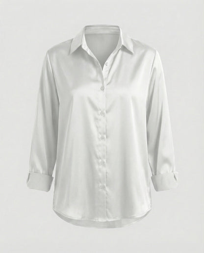 Damen Bluse Kurzarm Elegant