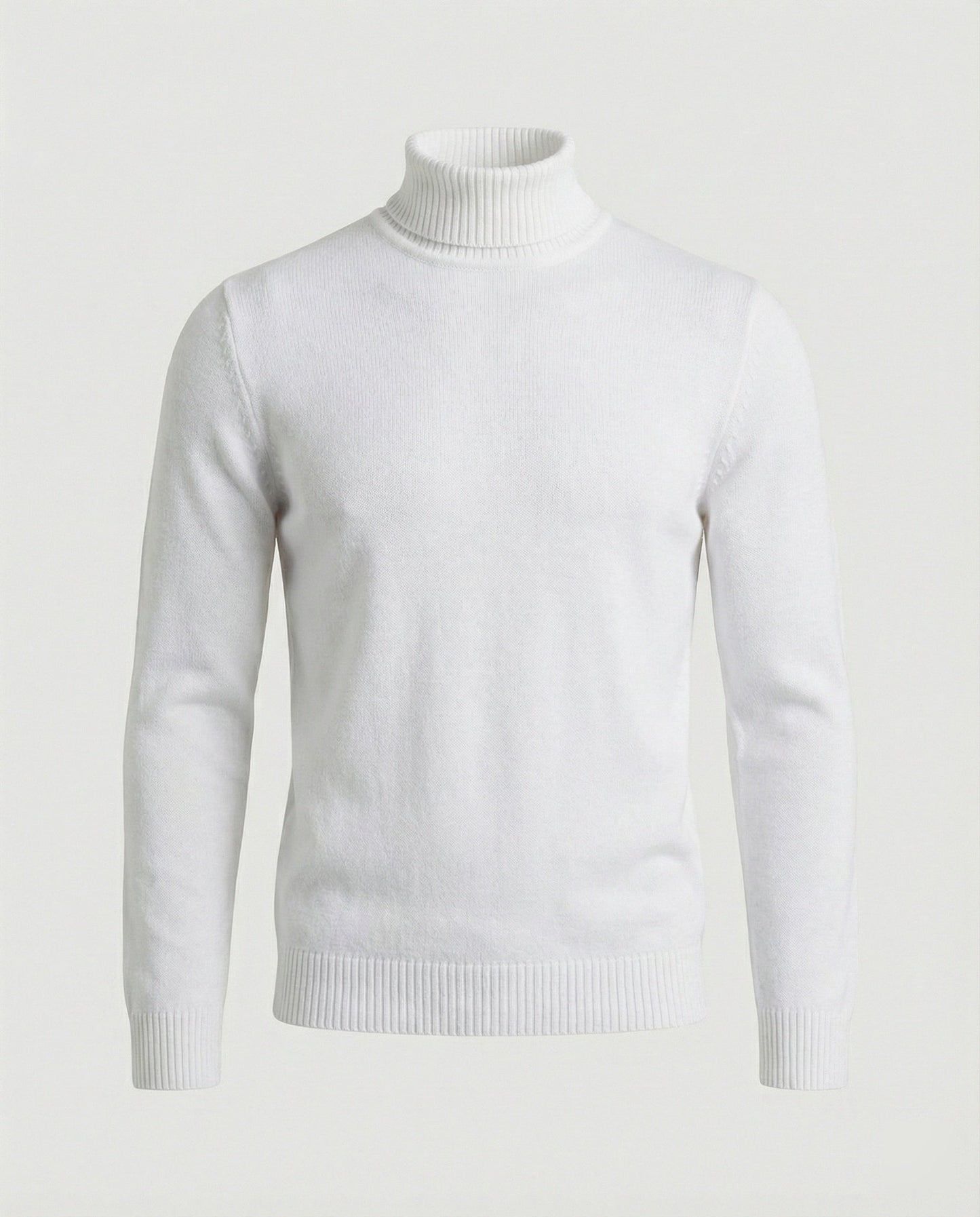 Merinowolle Rollkragenpullover Weich Warm
