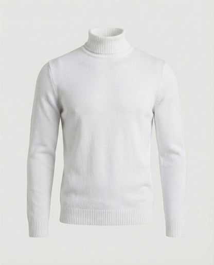 Merinowolle Rollkragenpullover Weich Warm