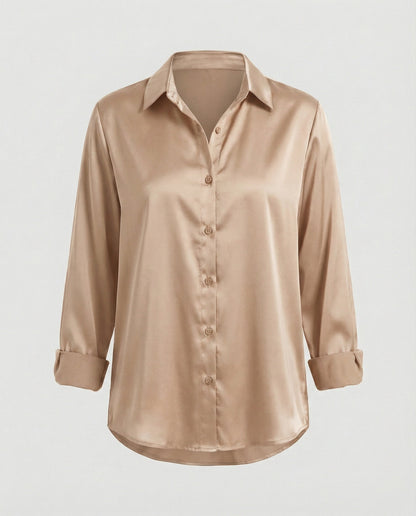 Damen Bluse Kurzarm Elegant