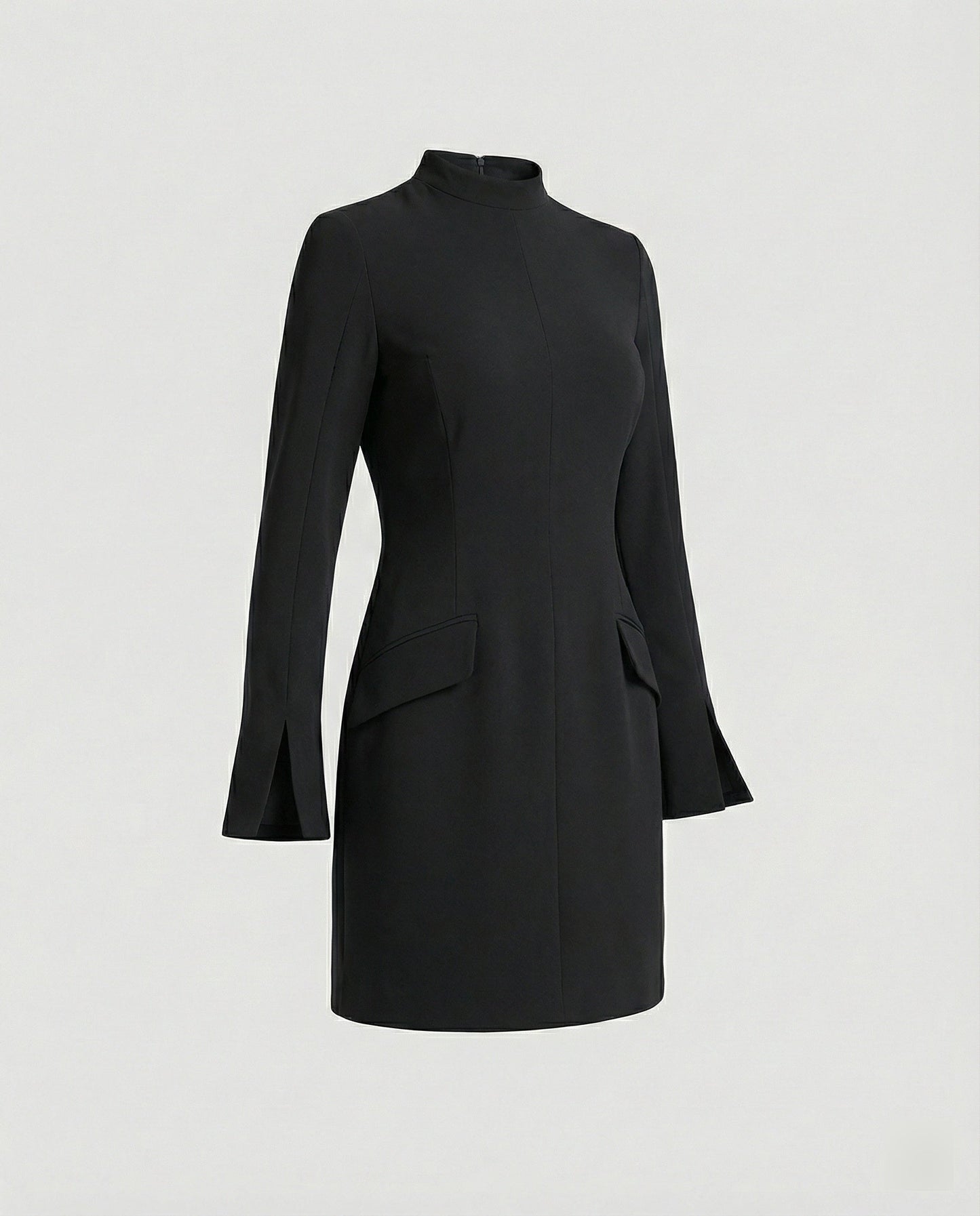 Damen Minikleid Elegant mit Taschen