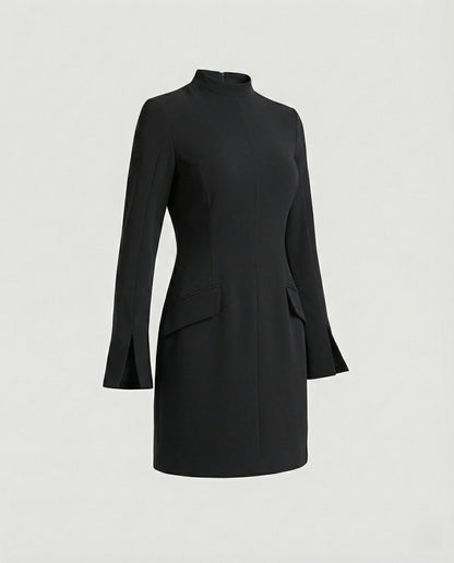 Damen Minikleid Elegant mit Taschen