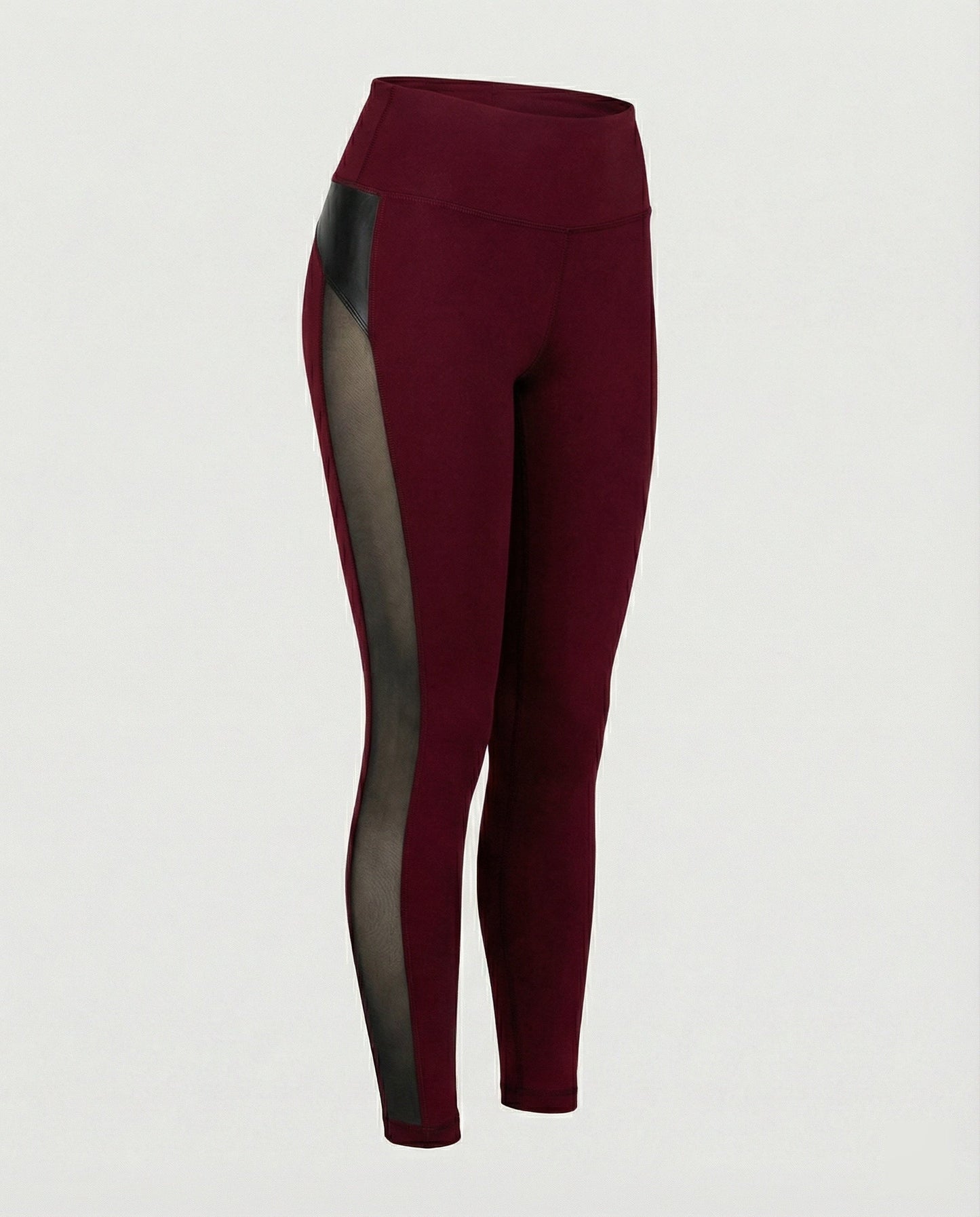 Damen Sportleggings Atmungsaktives Stretch-Mesh