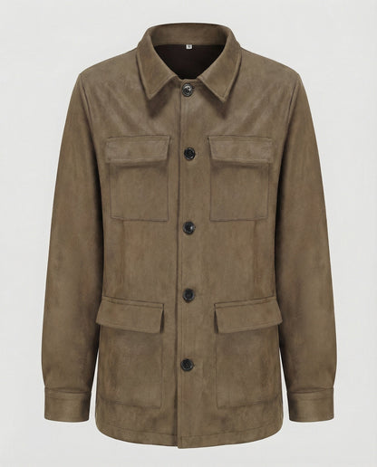 Damen Velourslederjacke Modernes Design