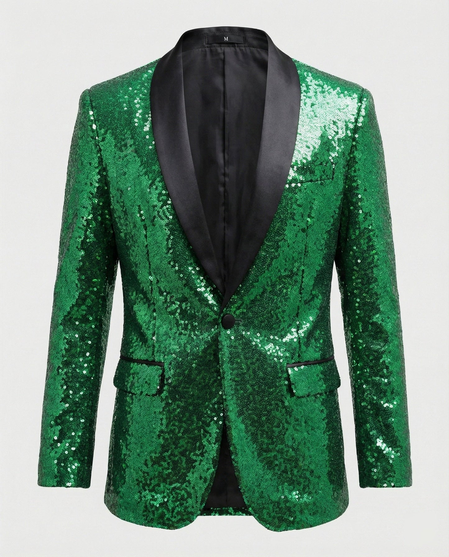 Herren Blazer Pailletten Glamour