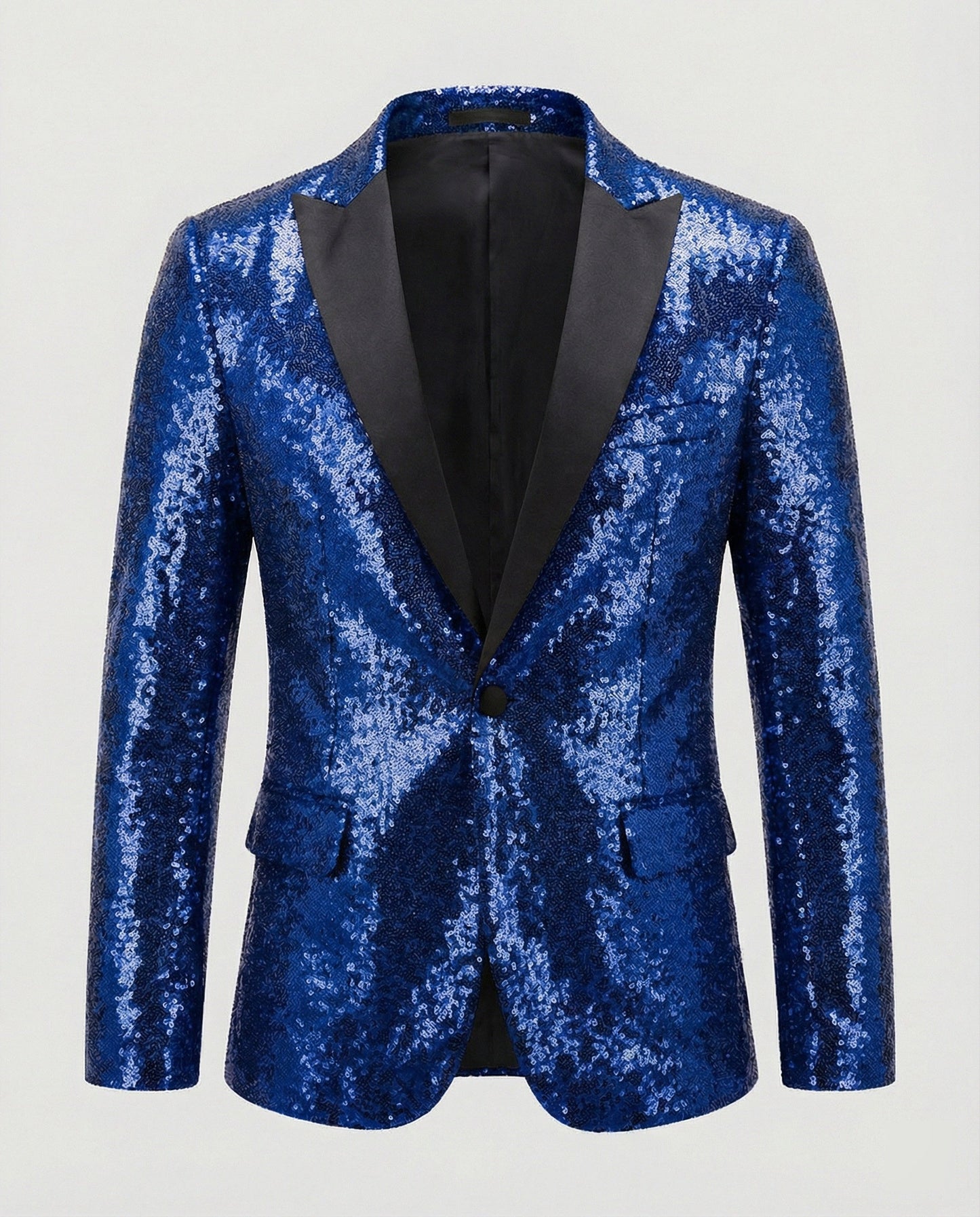 Herren Paillettenblazer Glitzer