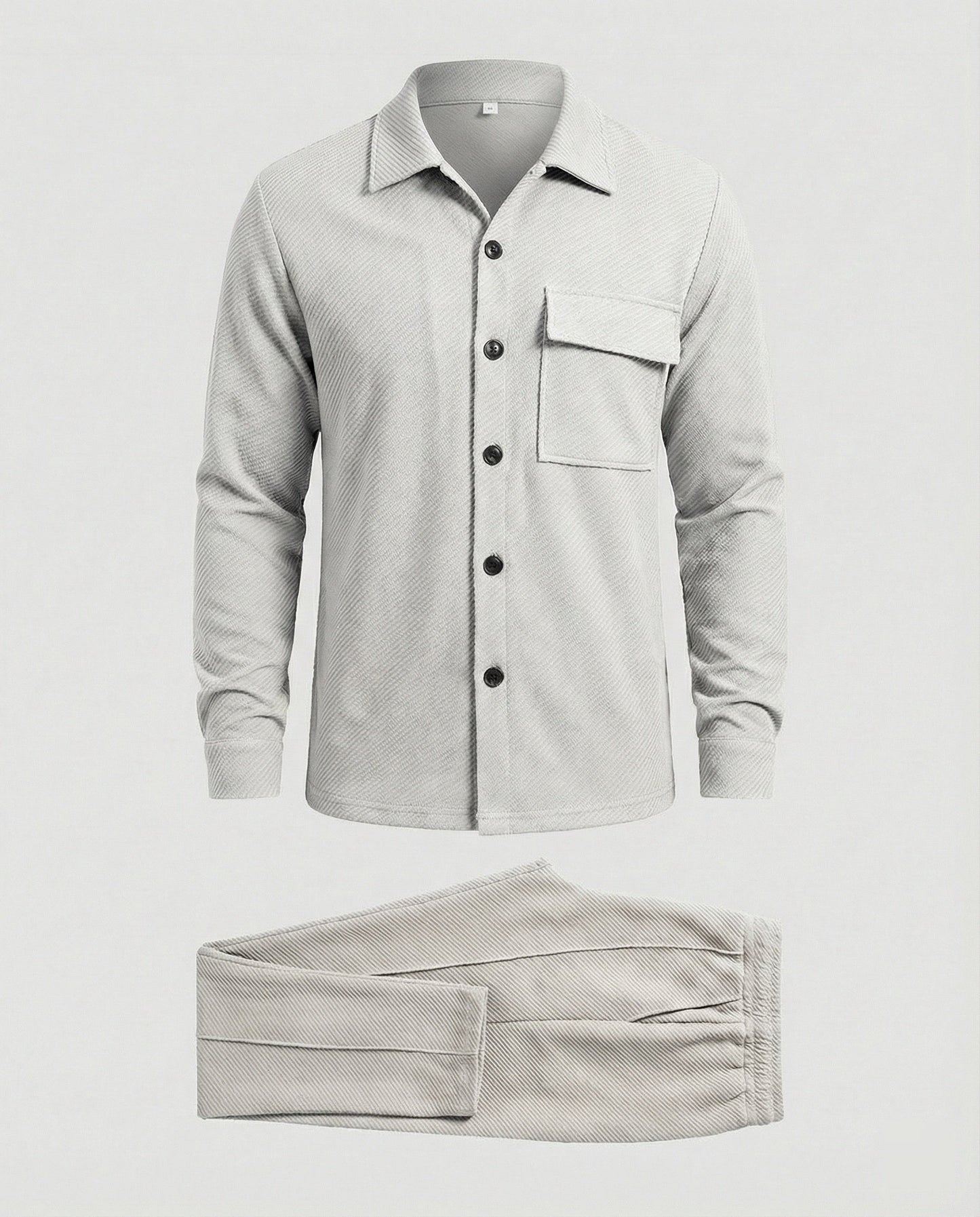Herren Cardigan Strukturiert Großkaros Modern