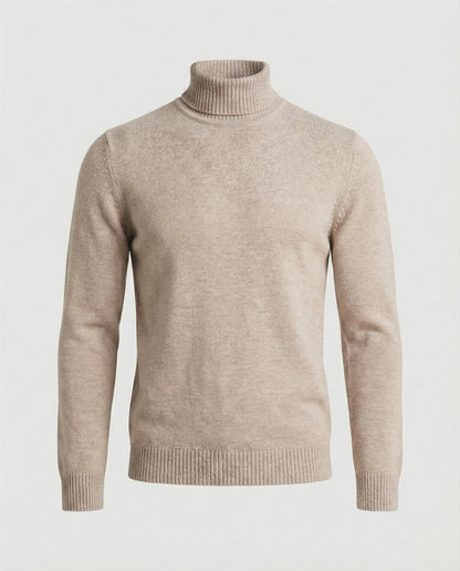 Merinowolle Rollkragenpullover Weich Warm