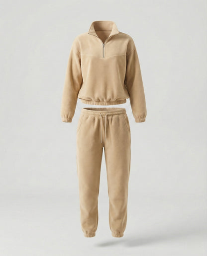 Damen Sportanzug Stehkragen Modern