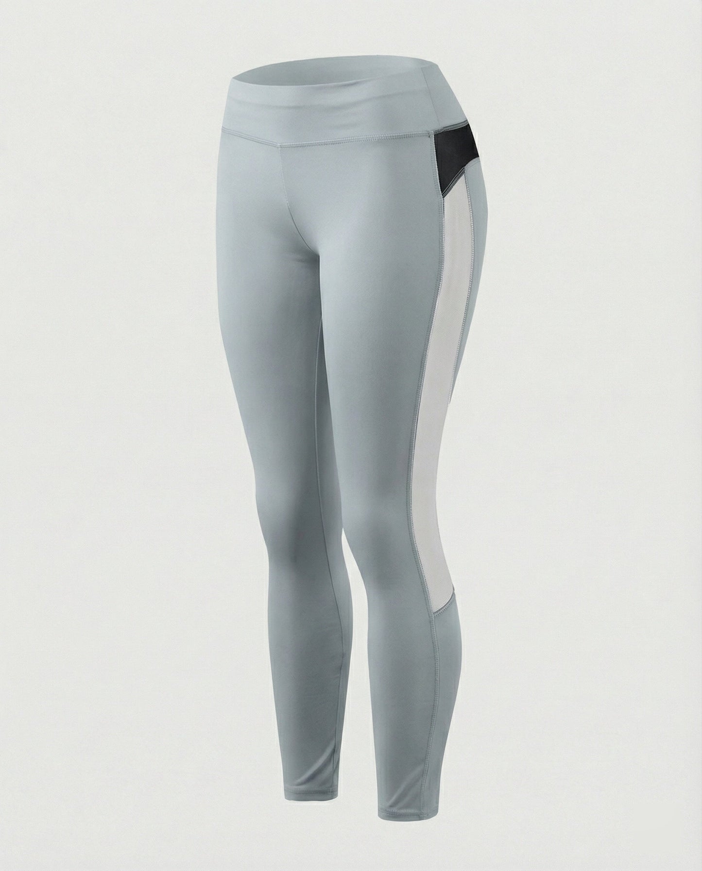 Damen Sportleggings Atmungsaktives Stretch-Mesh