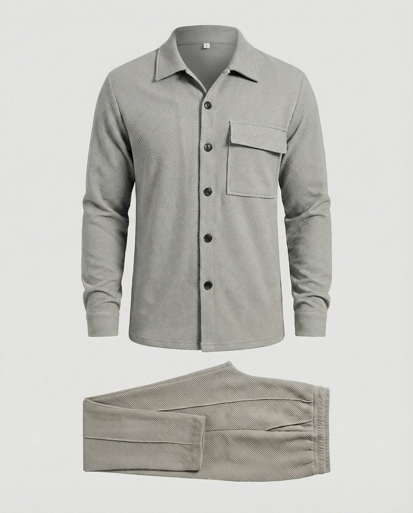 Herren Cardigan Strukturiert Großkaros Modern