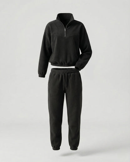 Damen Sportanzug Stehkragen Modern