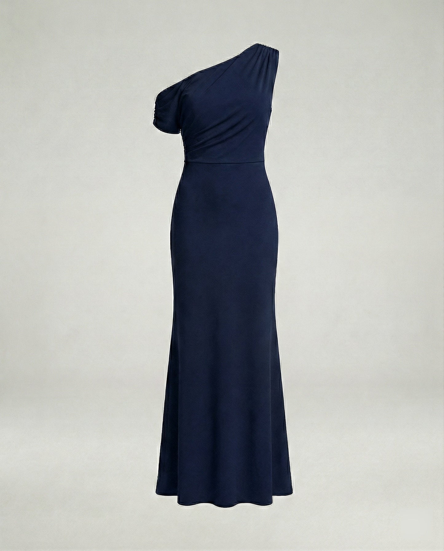 Elegantes Damen Abendkleid Figurbetont Asymmetrisch Lang