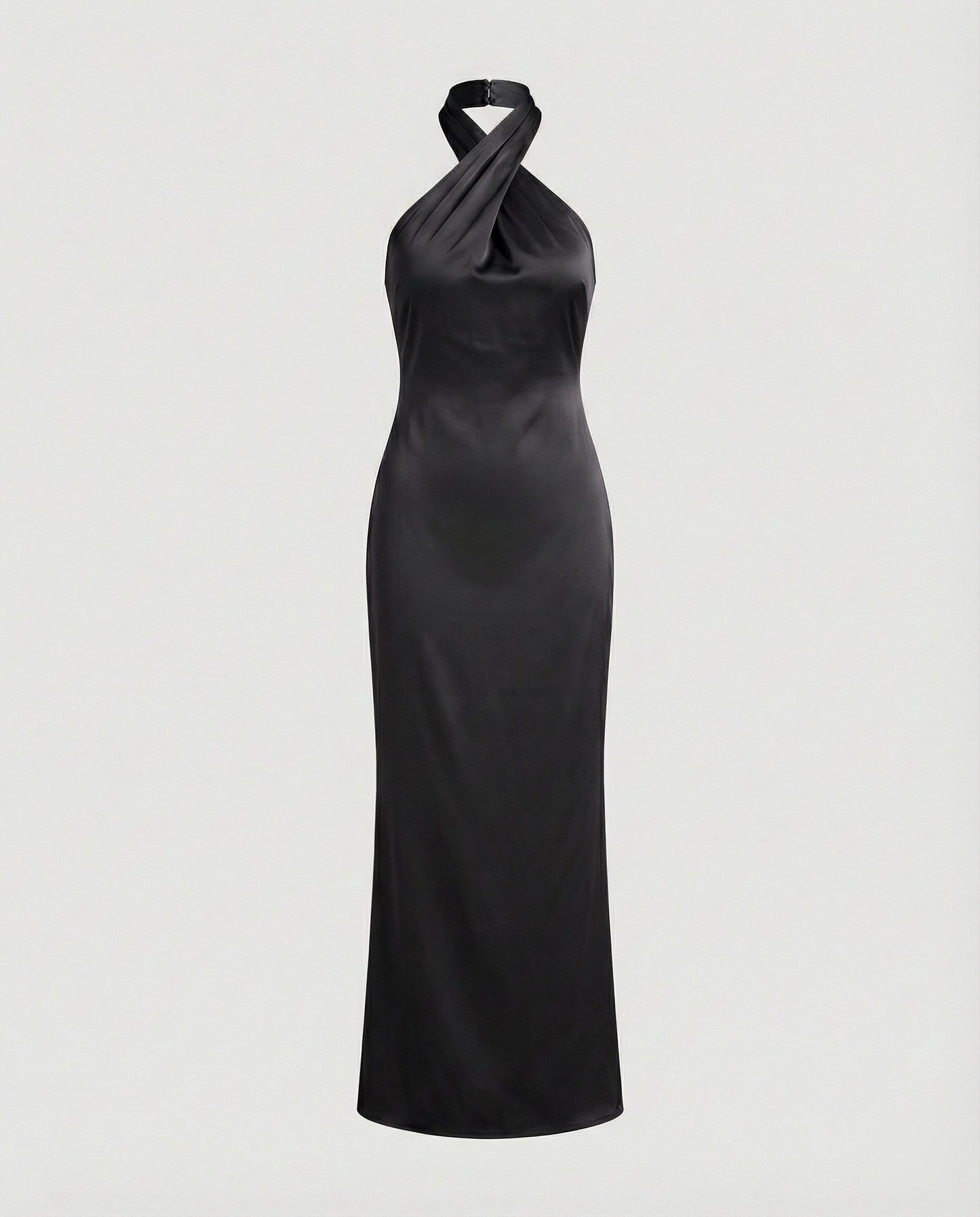 Damen Abendkleid Asymmetrisch Figurformend