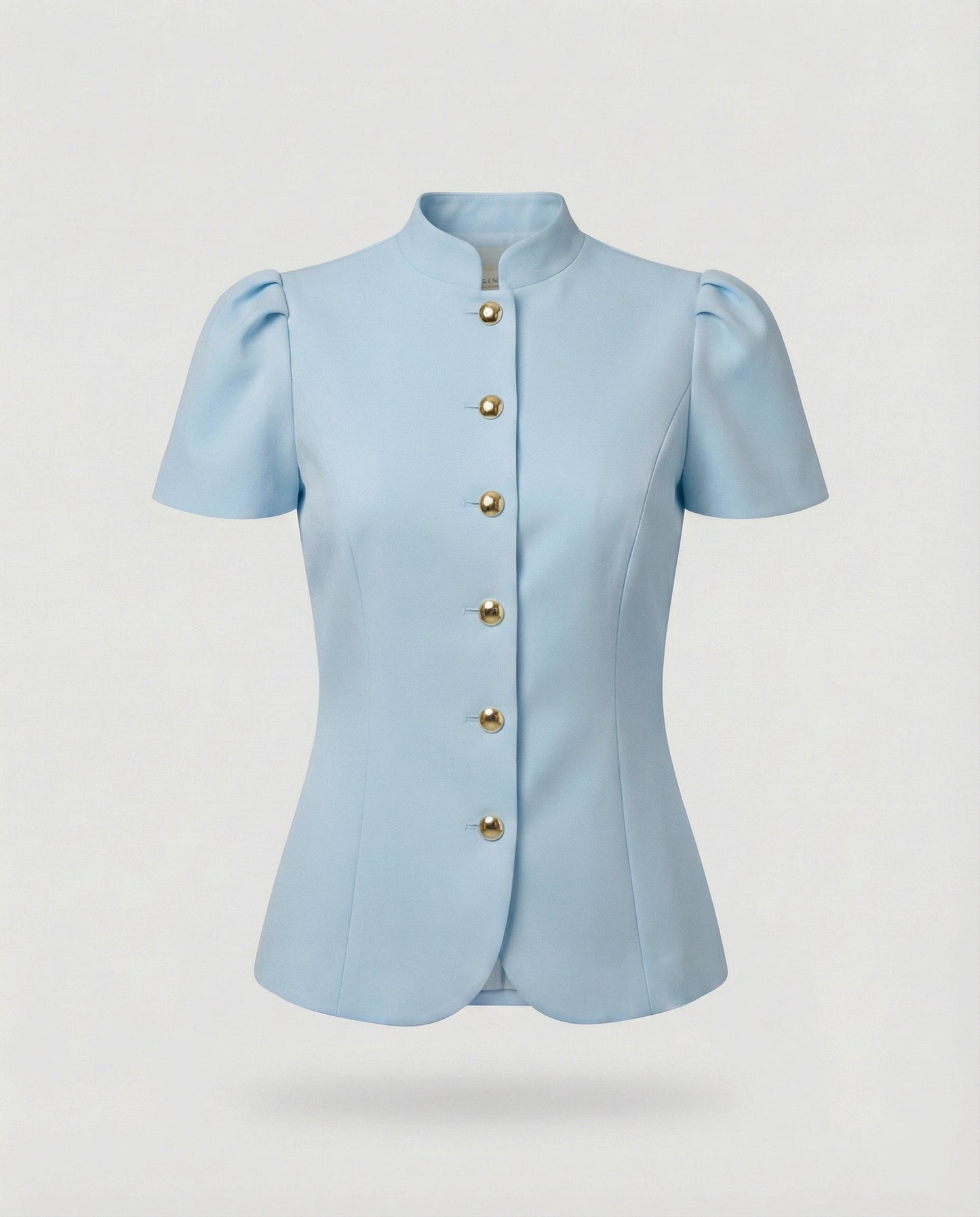 Damen Bluse Puffärmel Elegantes Oberteil