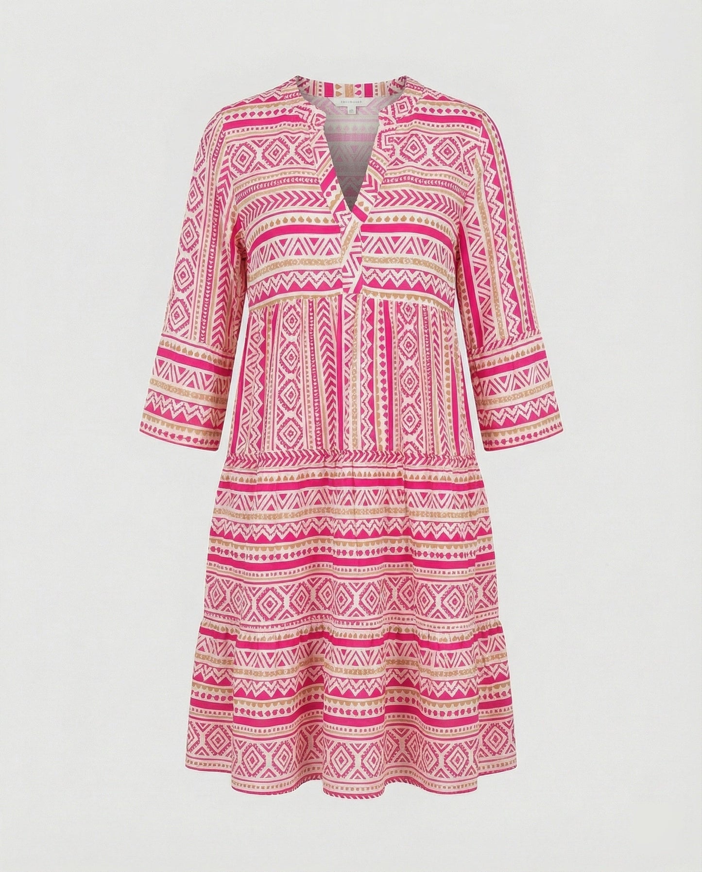 Damen Sommerkleid Leicht Blumenprint