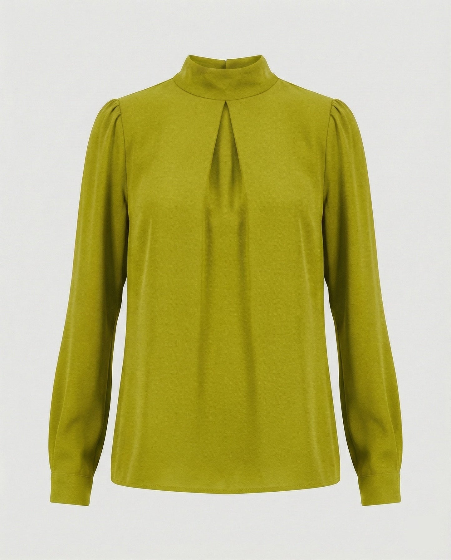 Damen Elegante Stehkragenbluse aus Spitze e Spitze