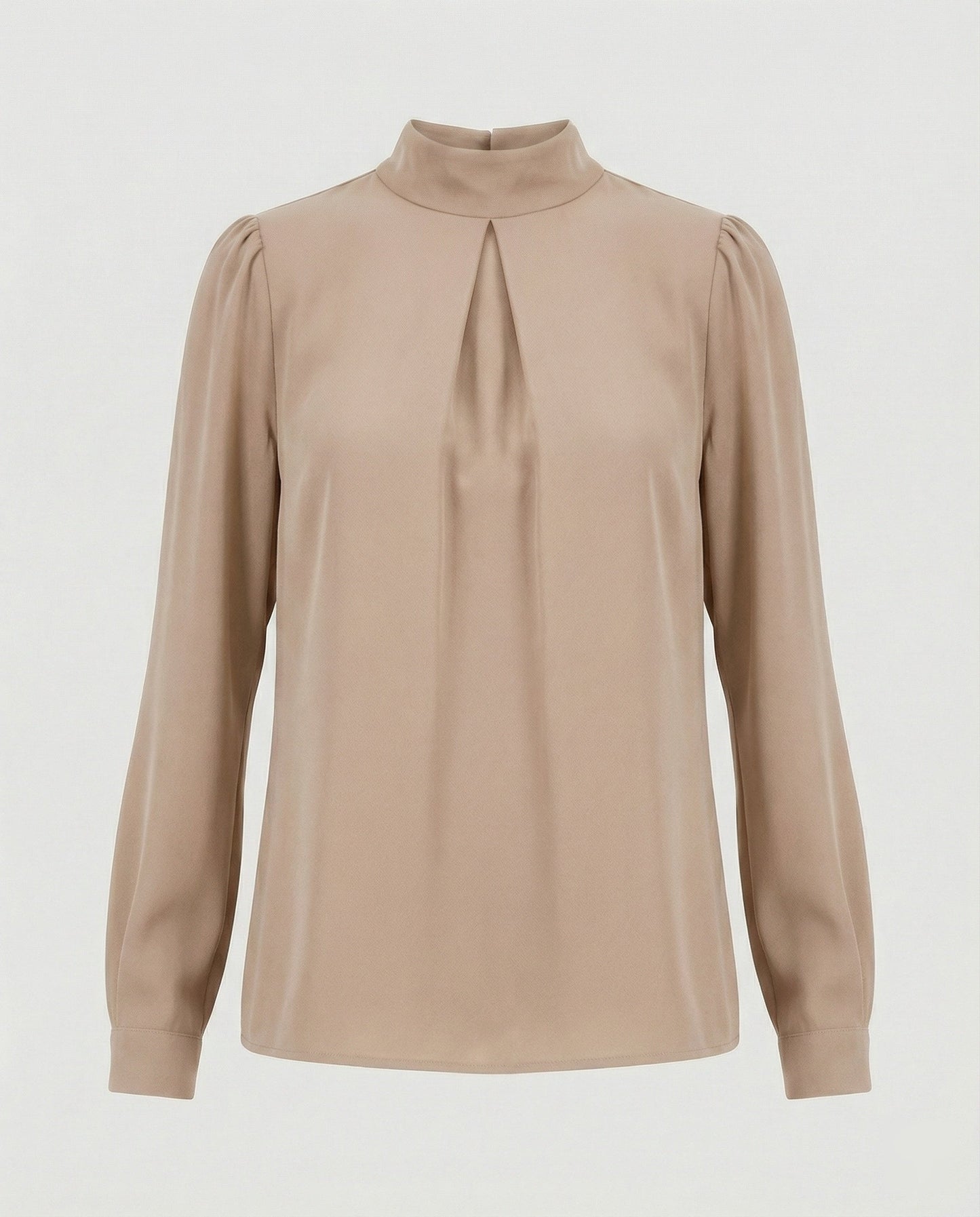 Damen Elegante Stehkragenbluse aus Spitze e Spitze