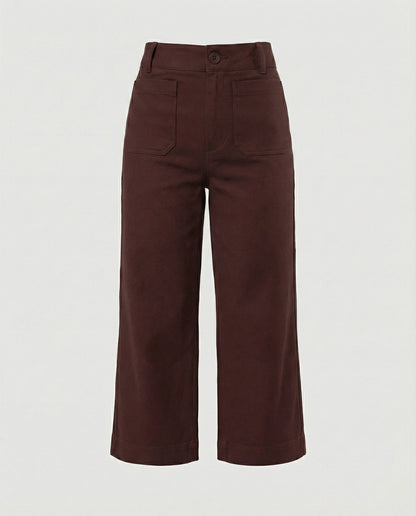 Damen Weite Hose Bequem Modischer Schnitt