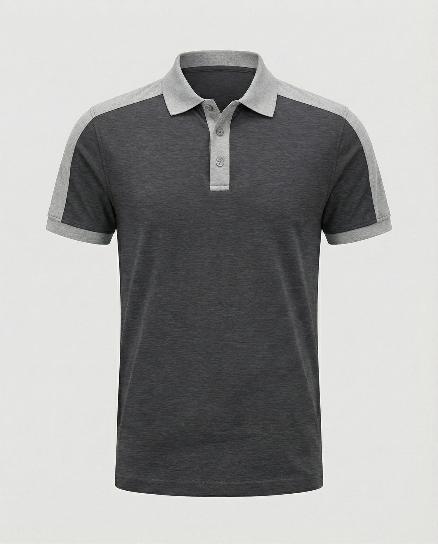 Herren Poloshirt Slimfit Kontrastkragen Modern