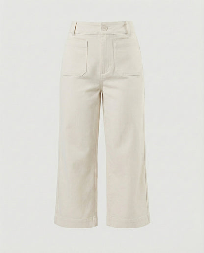 Damen Weite Hose Bequem Modischer Schnitt