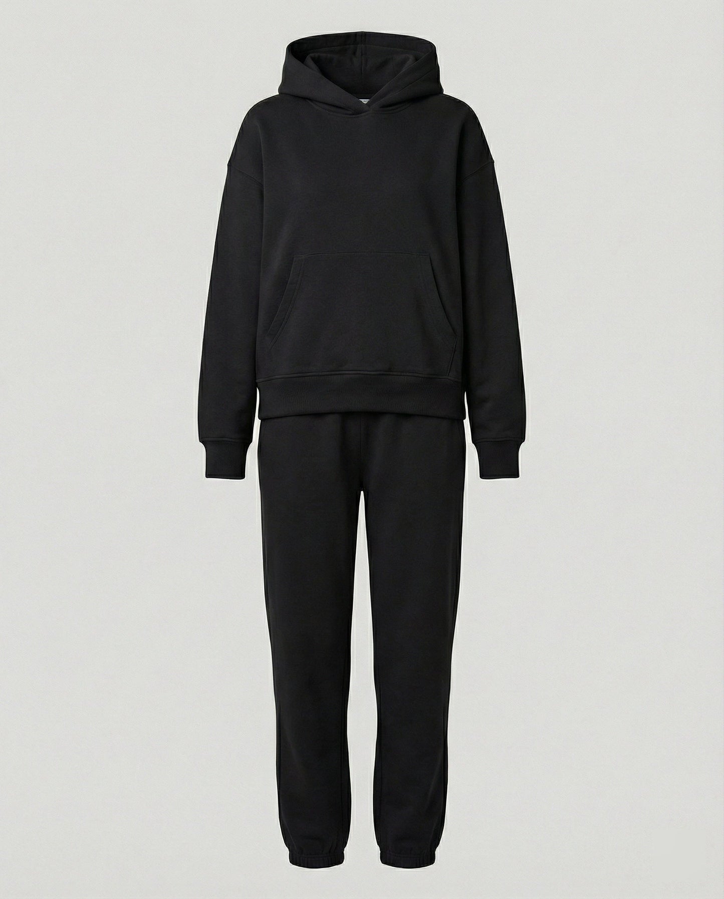 Damen Laufoutfit Kapuzenpullover Hose Set Sportlich