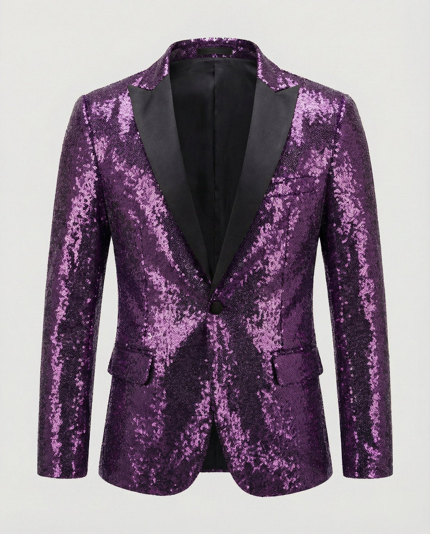 Herren Paillettenblazer Glitzer