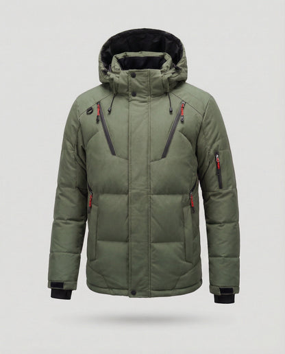 Herren Winterjacke Warm Isoliert Wasserabweisend