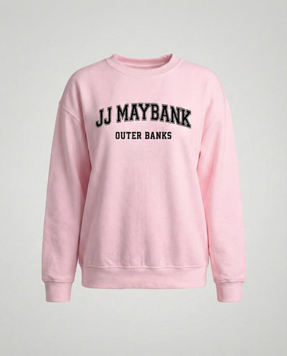 Unisex Pullover Rundhals Modern Groß