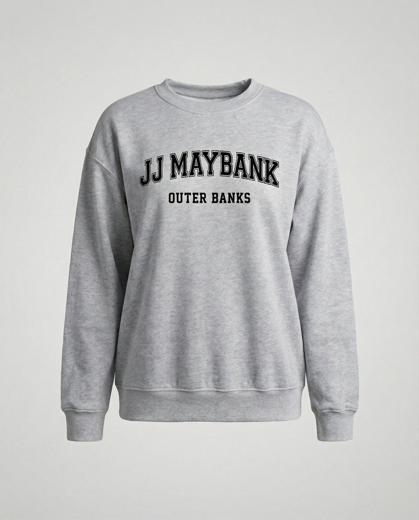 Unisex Pullover Rundhals Modern Groß