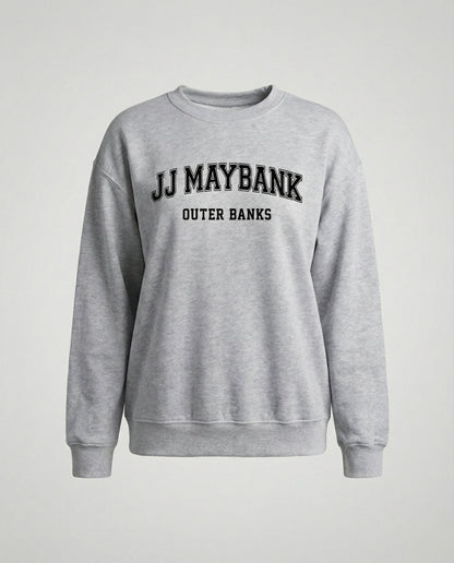 Unisex Pullover Rundhals Modern Groß