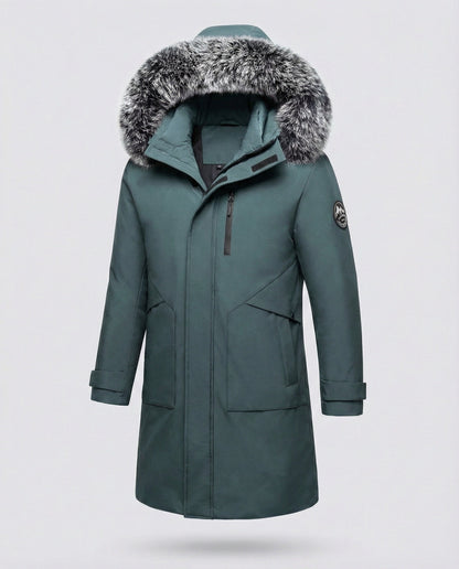 Damen Wintermantel Lang Modern