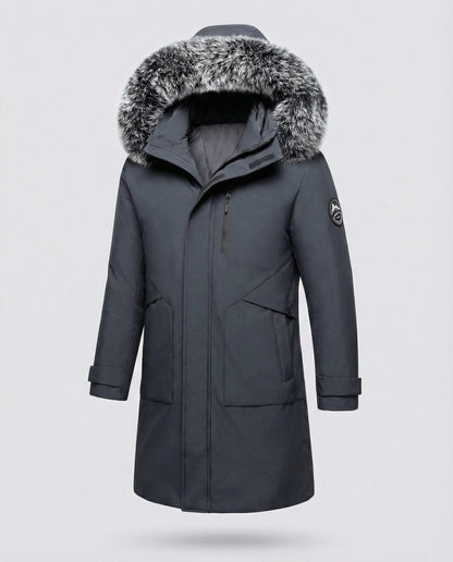 Damen Wintermantel Lang Modern