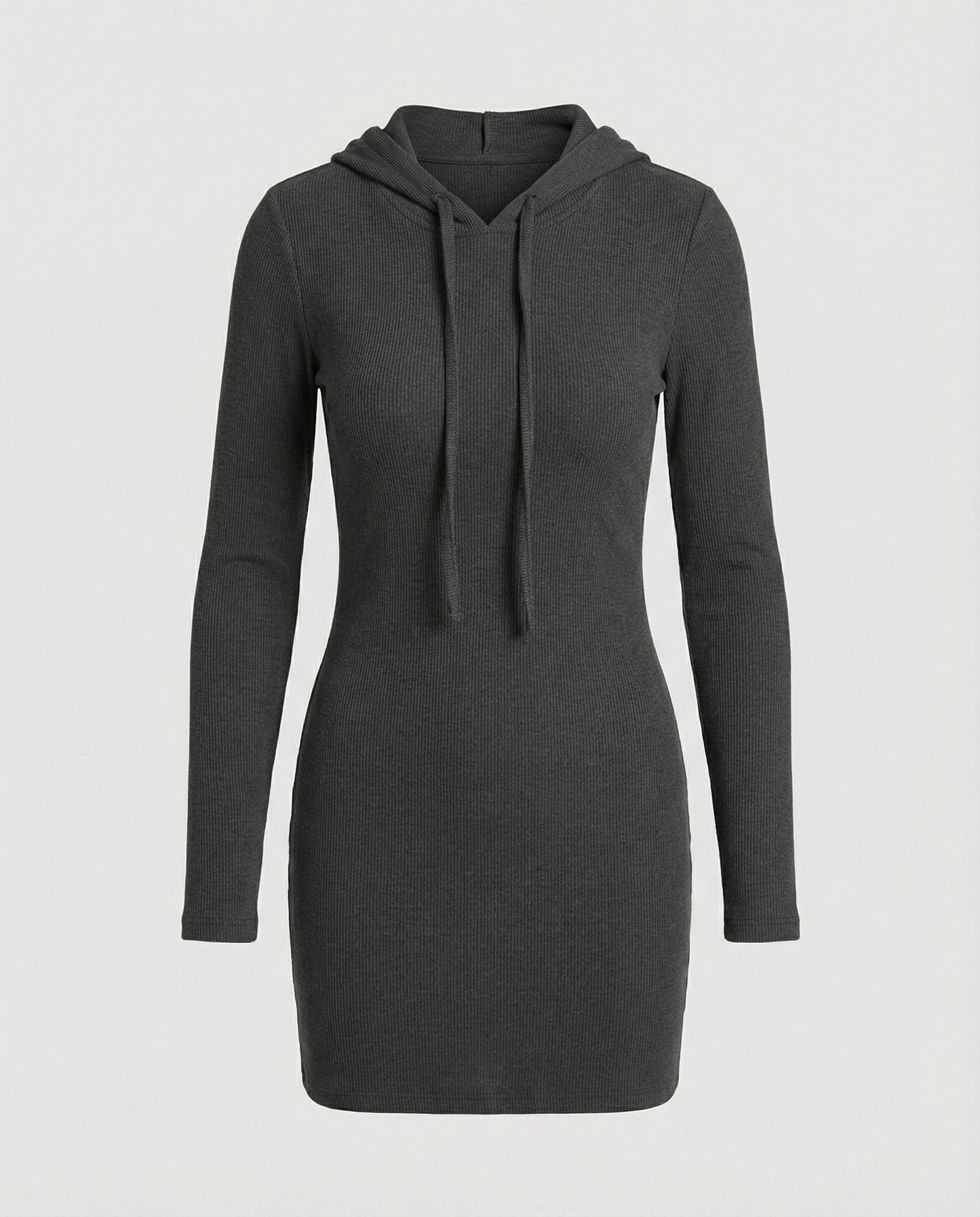 Damen Kapuzenkleid Stretch Sportlich