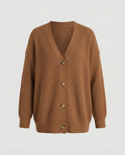 Damen Cashmere Cardigan Weich Modern