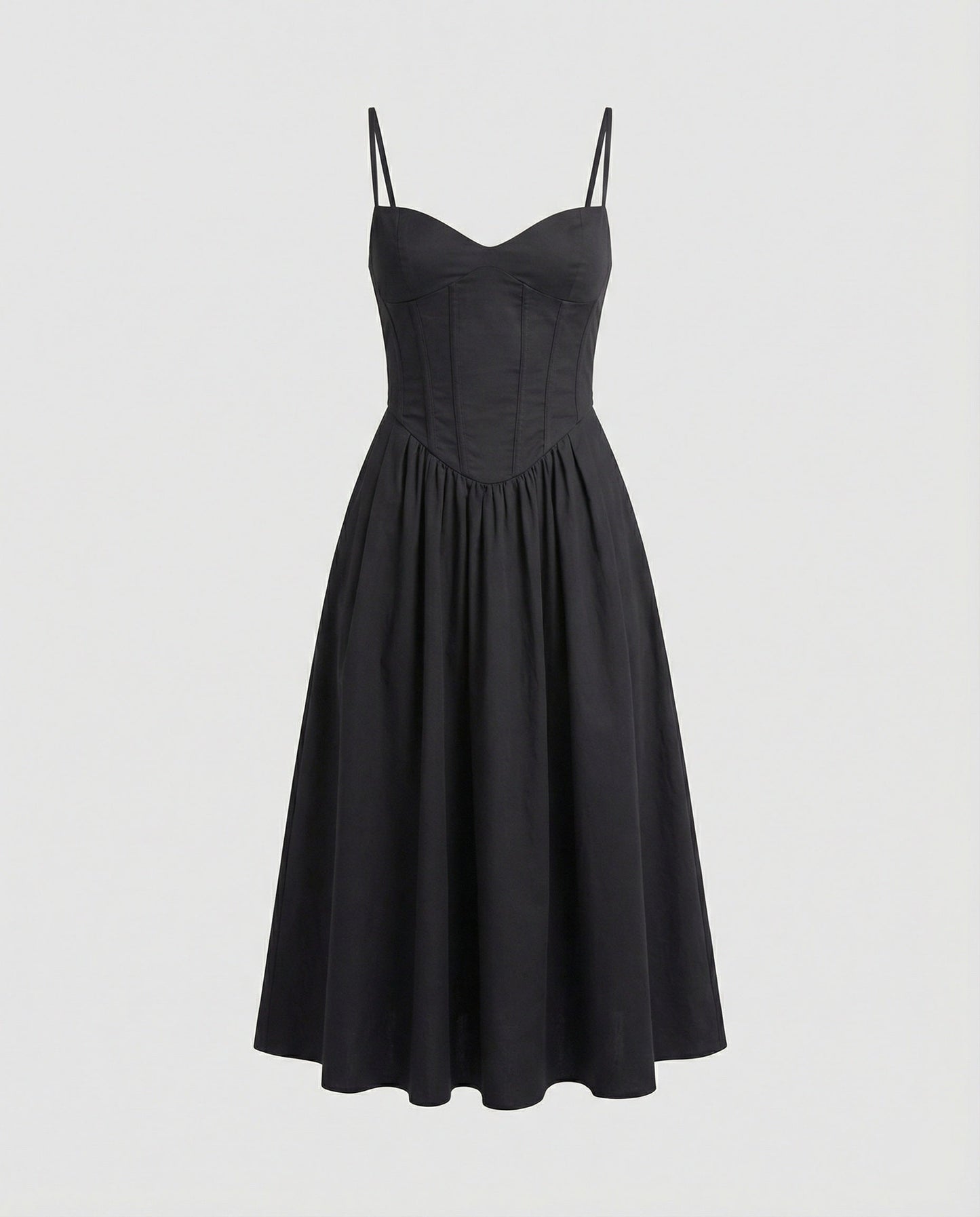 Damen Abendkleid Tailliert Schwingrock Langkleid