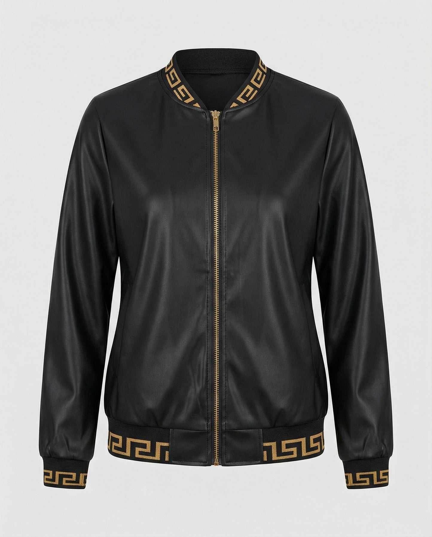 Damen Langarmjacke Geoprint Trendig