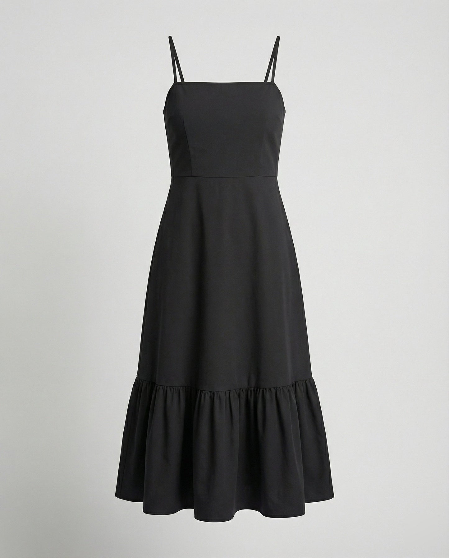 Damen Maxikleid Dünne Träger Sommerkleid