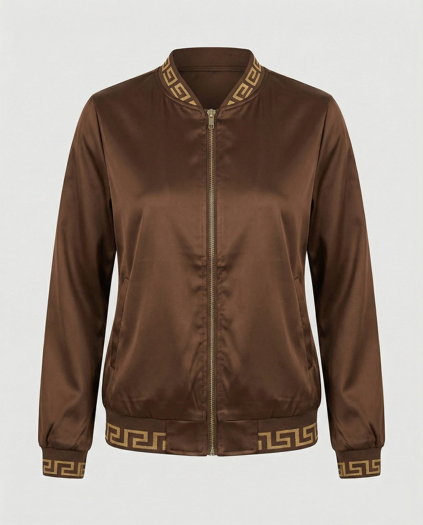 Damen Langarmjacke Geoprint Trendig