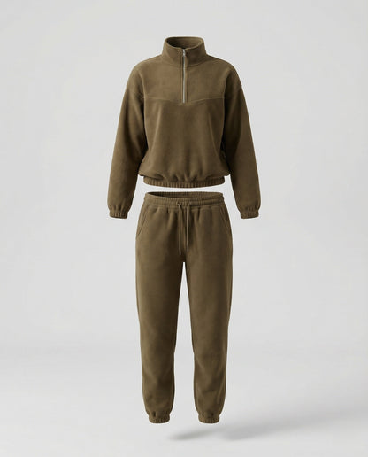 Damen Sportanzug Stehkragen Modern